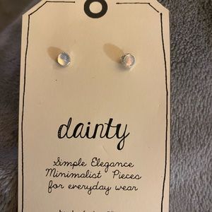 Brand new Ethiopian opal sterling silver studs